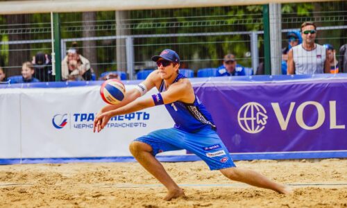 Федор Сабаев на этапе ЧР 2024 / Фото - volley.ru