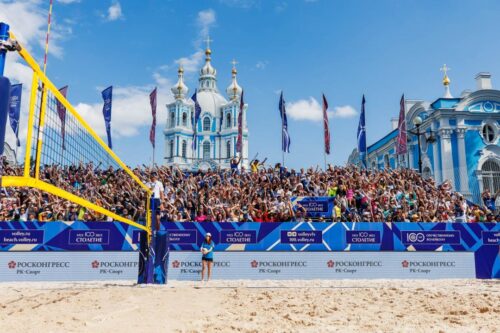 Арена на Дворцовой площади в Санкт-Петербурге, Россия / Фото - volley.ru