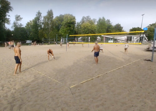 Пляж на Крестовском